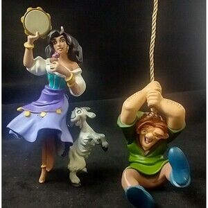 Hallmark Ornament Hunchback of Notre Dame Esmeralda And Quasimodo 1996 Disney